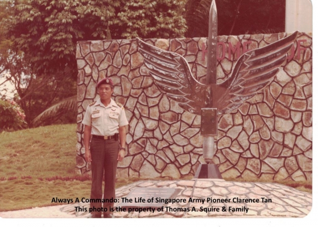 Clarence Tan at SAF Commando Formation's camp