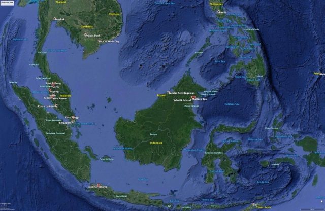 South East Asia - Deployments during The Malayan Emergency and the Confrontation aka Konfrontasi